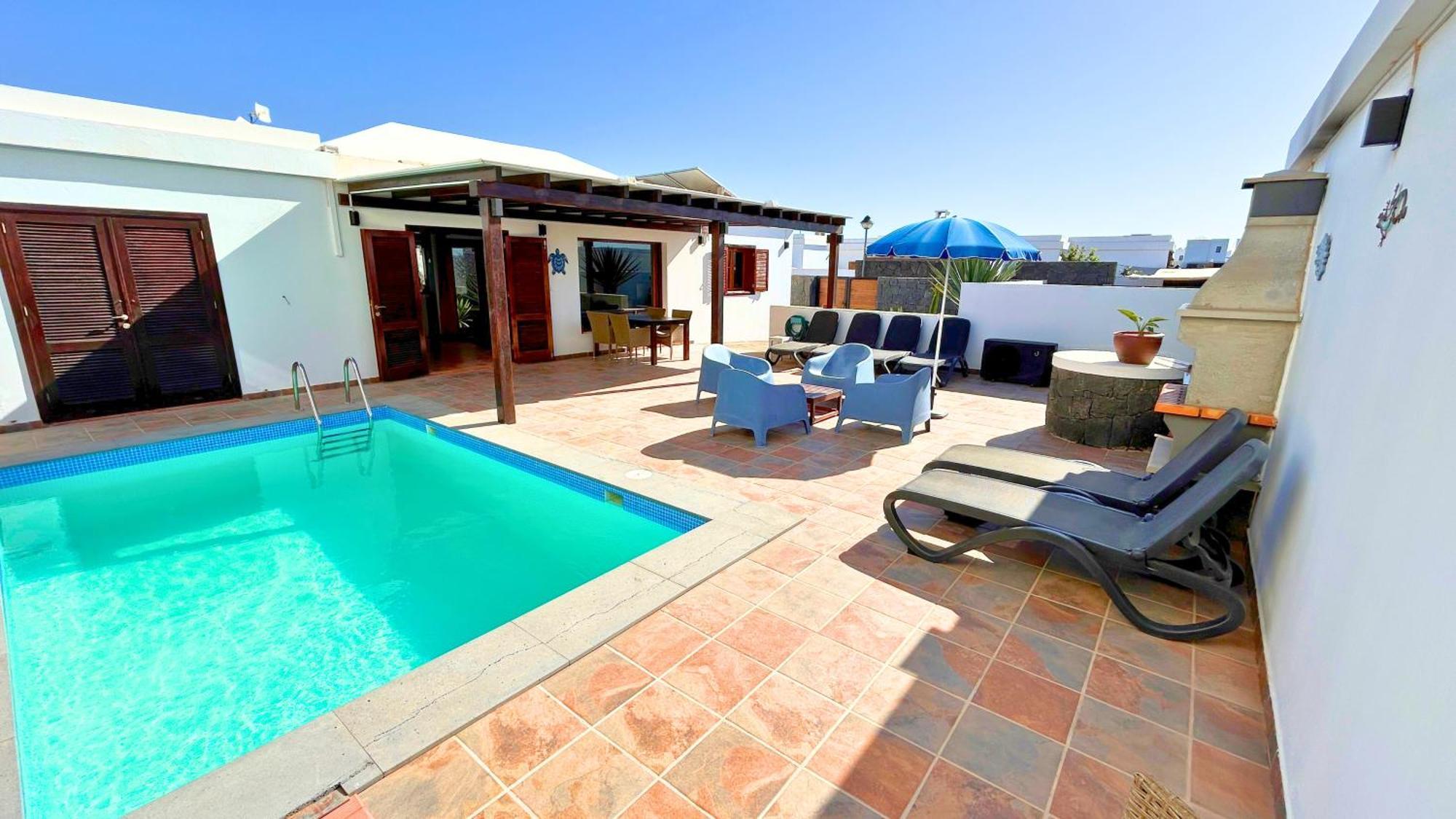 Villa Citrus - Playa Blanca, Private Heated Pool, Air Conditioner Exteriér fotografie